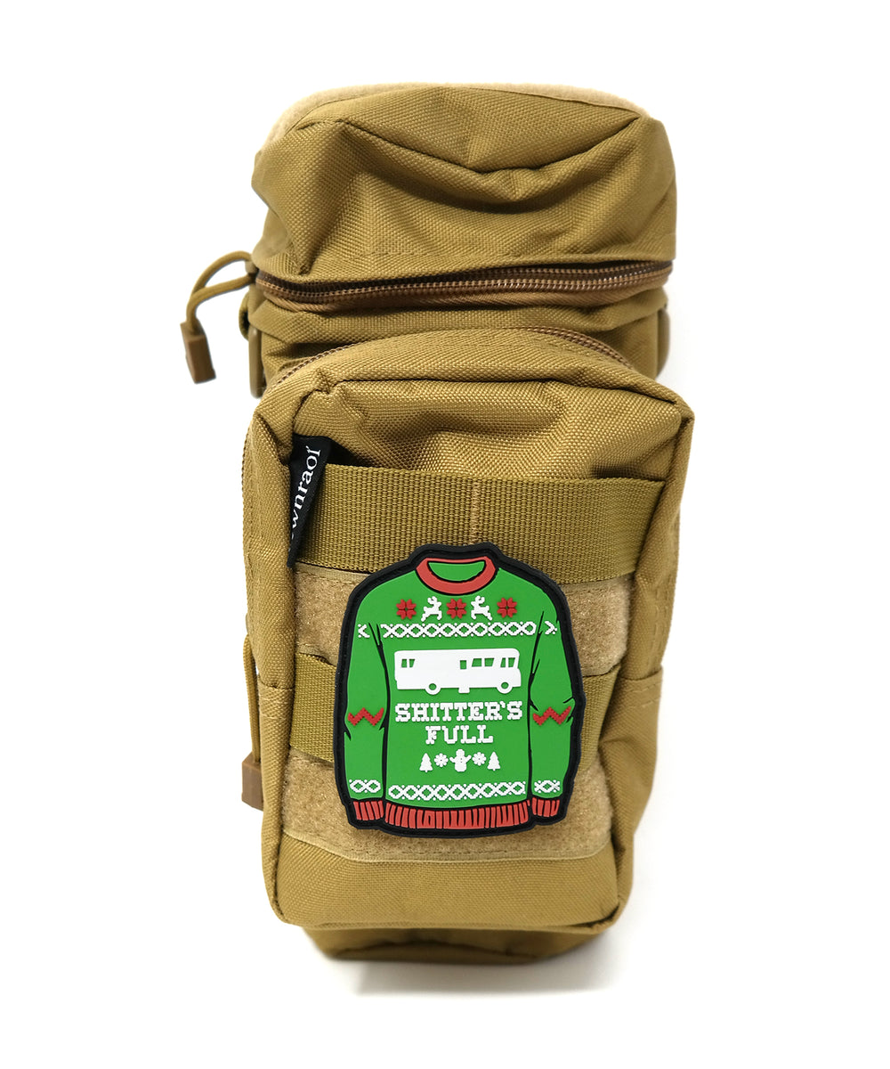 Cousin Eddie Shitter's Full RV Ugly Sweater PVC Rubber Tactical Patch