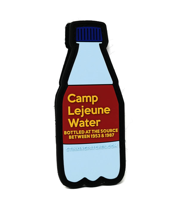 Camp Lejeune Water Bottle PVC Patch