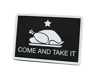 Come and Take It Turkey PVC Patch