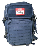 Hello My Name is Daddy PVC Patch