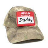 Hello My Name is Daddy PVC Patch