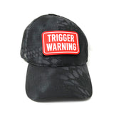 Trigger Warning PVC Hook and Loop Patch