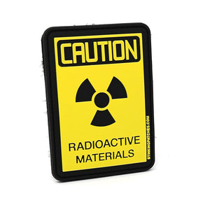Caution Radioactive Materials PVC Patch