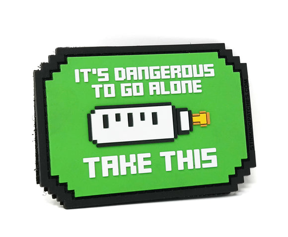 It's Dangerous To Go Alone Baby Bottle PVC Patch