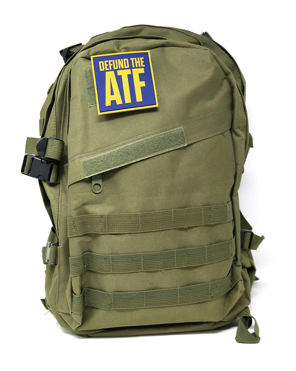 Defund The ATF PVC Hook and Loop Patch | Funny Tactical Patch ...