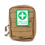 Green First Aid Kit Inside PVC Patch