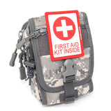 Red First Aid Kit Inside PVC Patch