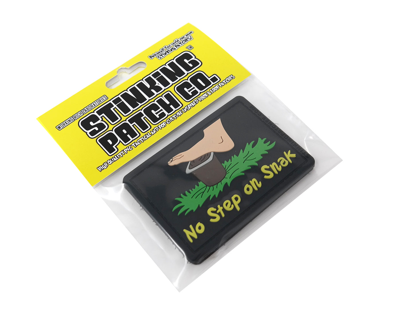 No Step on Snak PVC Rubber Tactical Patch | No Step on Snek Parody | Funny Hook and Loop Patch