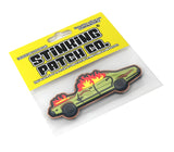 The Dude's Burning Car PVC Patch