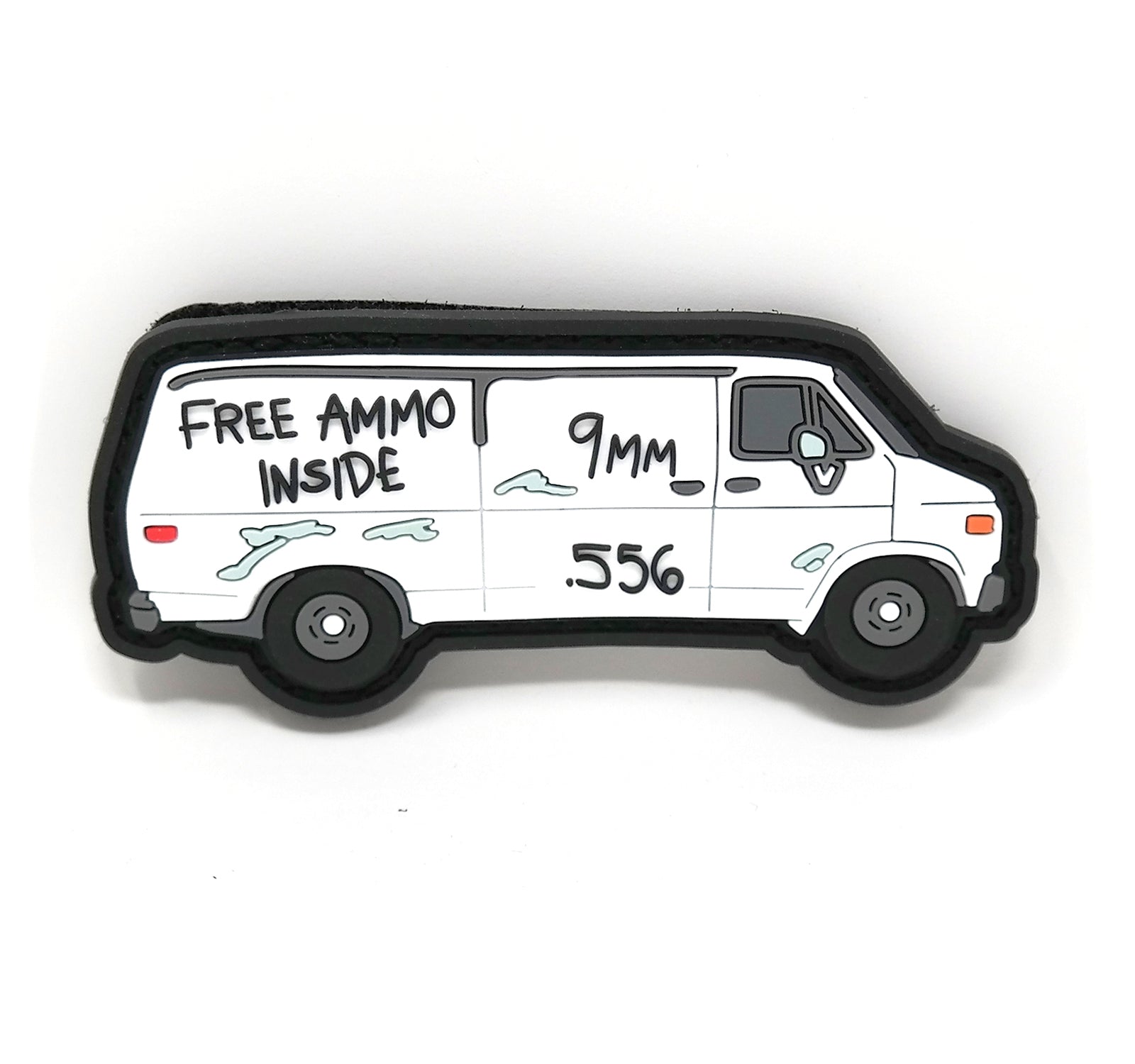 Free Ammo Van PVC Rubber Funny Tactical Hook and Loop Patch – Stinking Patch