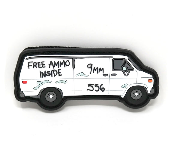 Free Ammo Inside PVC Hook and Loop Patch