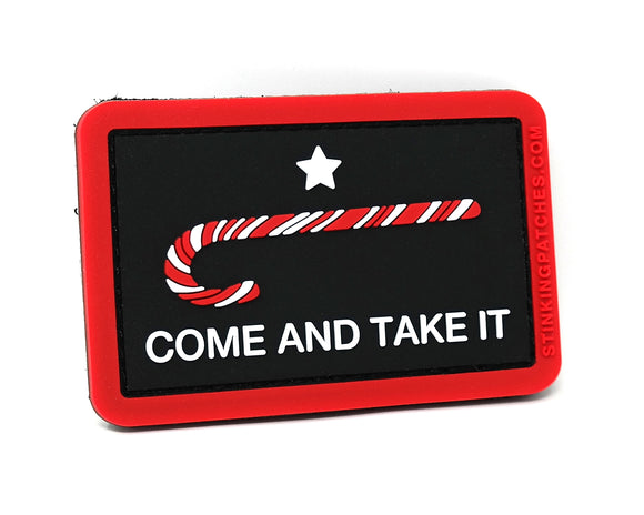 Come and Take It Candy Cane Patch