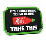 It's Dangerous To Go Alone Rooster Hot Sauce PVC Patch