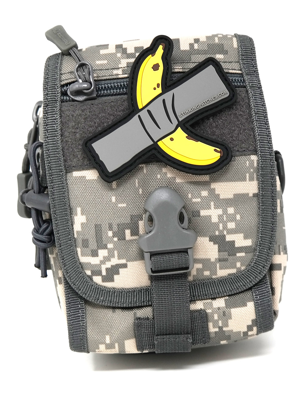 Duct Tape Banana Art PVC Rubber Tactical Patch | Funny Hook and