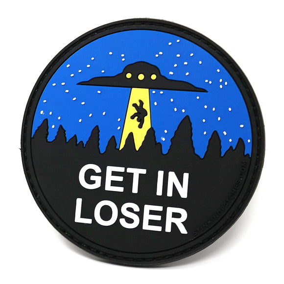 Get In Loser PVC Tactical Hook and Loop Patch