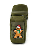 Gingerbread Man Hook and Loop Patch
