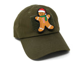 Gingerbread Man Hook and Loop Patch