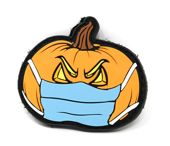 Jack o' Lantern Morale Patch with Face Mask