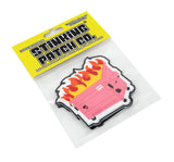 Pink Dumpster Fire PVC Patch