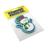 Snowman Tactical Hook and Loop PVC Patch