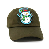 Snowman Tactical Hook and Loop PVC Patch
