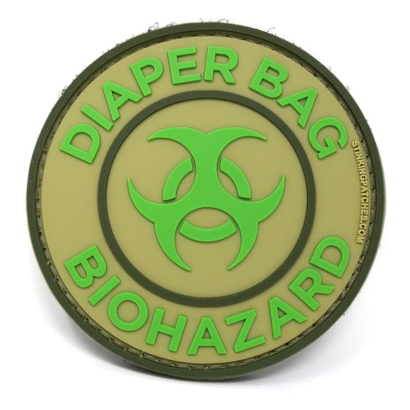 Diaper Bag Biohazard Morale Patch