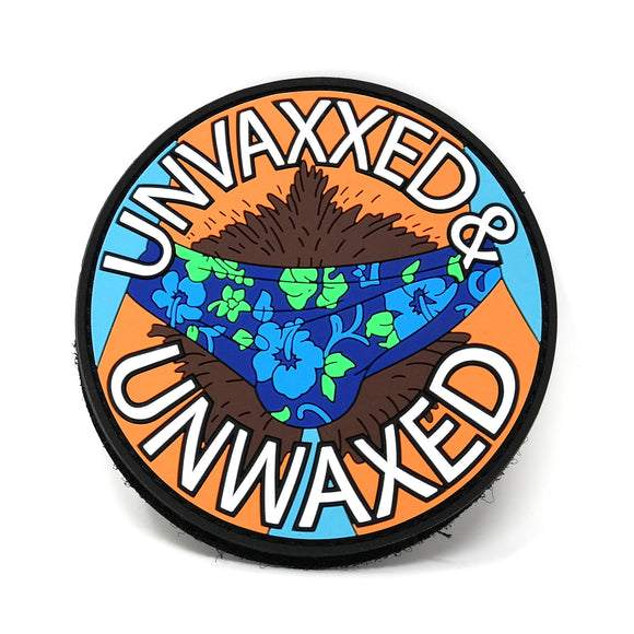 Unvaxxed & Unwaxed PVC Hook and Loop Patch